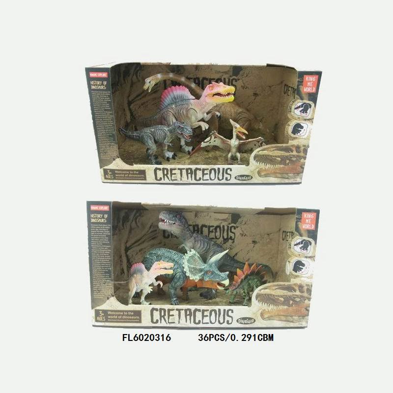 New Plastic Dinosaur Model Toys with Movable Parts