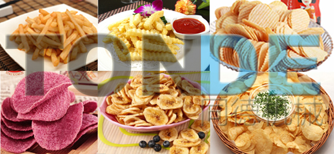 Small Scale Fried Frozen Wavy Potato Chips Production Line