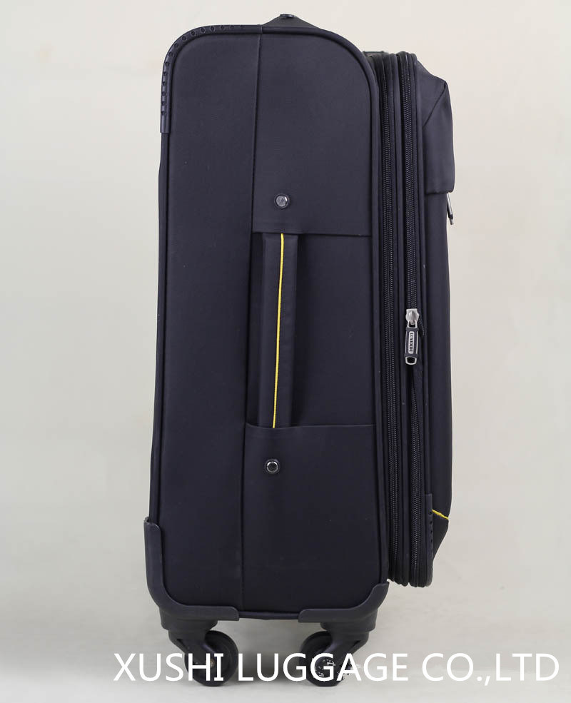 Newest Fashionable Black Navy Trolley Luggage Bag