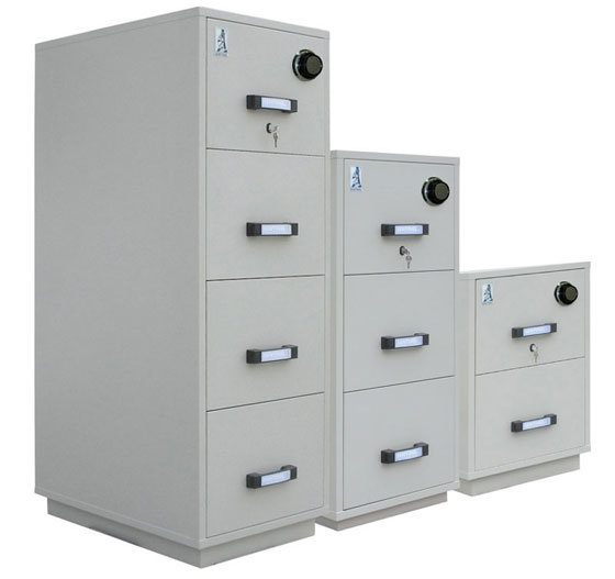 Fireproof Cabinet, Vertical Steel File Cabinet, Office Safes, Safety Storage Cabinet