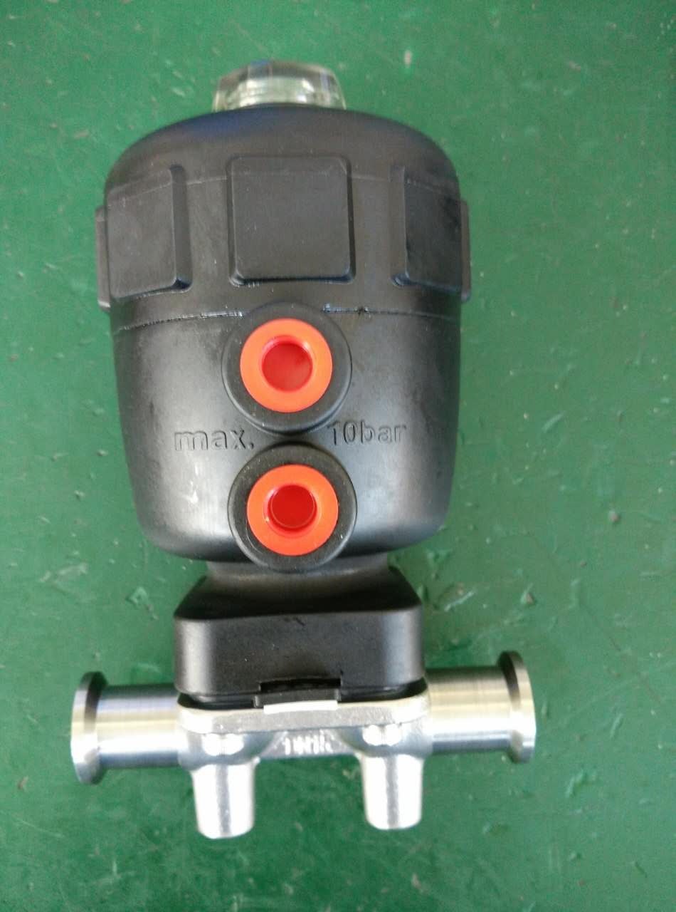 Pneumatic Diaphragm Valve with Clamp End