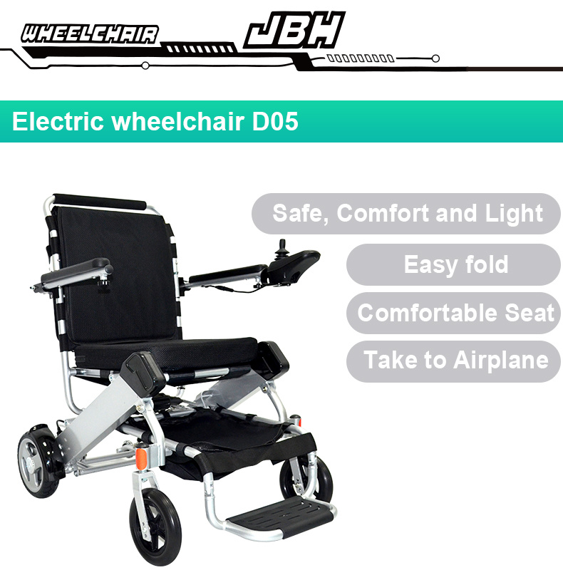 Easy Folding Portable Disabled Electric Power Wheelchair for Elderly