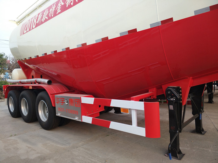 Truck Trailer Bulk Cement Tanker Semi Trailer From Chinese Factory