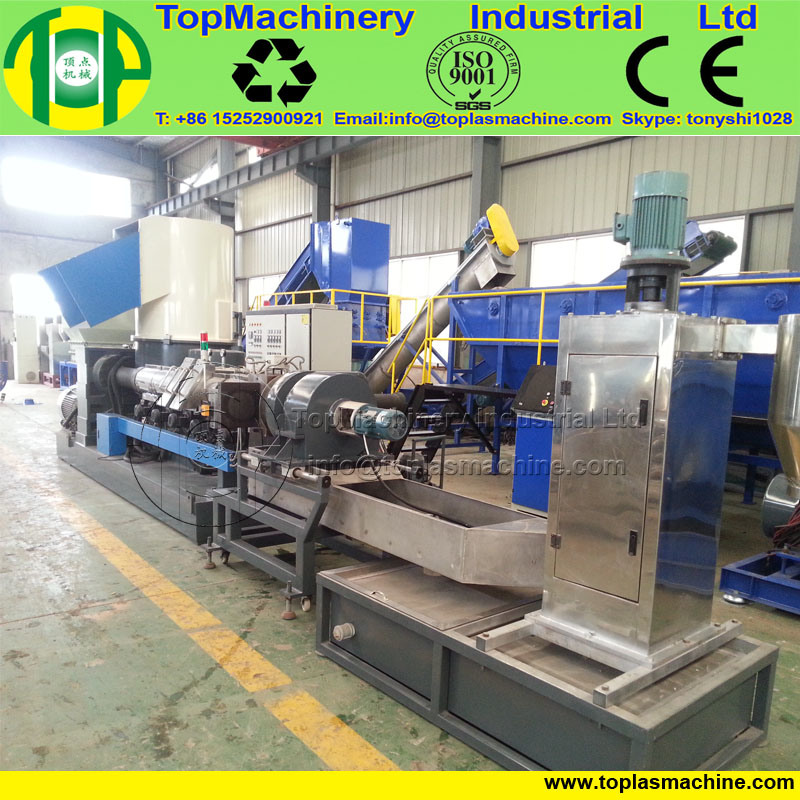 Easy Operating Plastic Film BOPP Granulating Machine