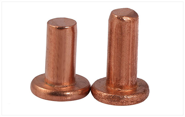 Flat Head Copper Solid Tinment Rivet