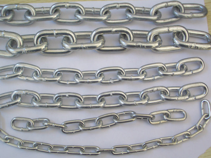 Galvanized DIN 766 Long Link Chain