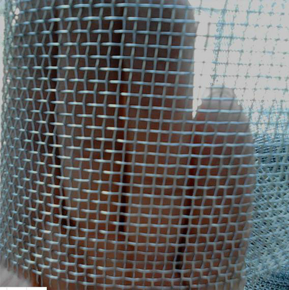 Galvanized Iron / Stainless Steel Crimped Square Woven Wire Mesh