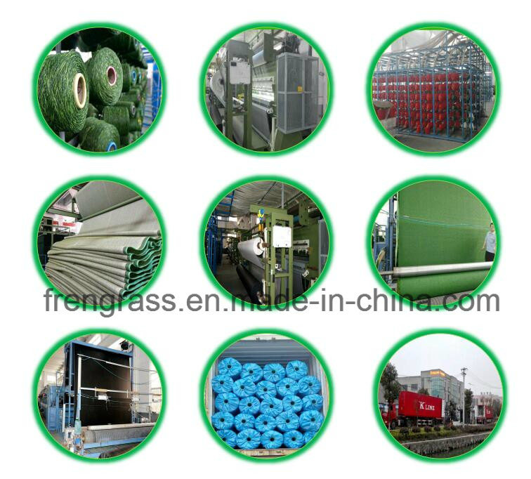 Non-Infill Football Soccer Synthetic Turf Lawn Artificial Grass