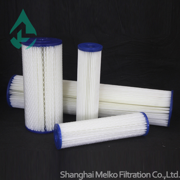 Polyester Material Pleated Filter Cartridge