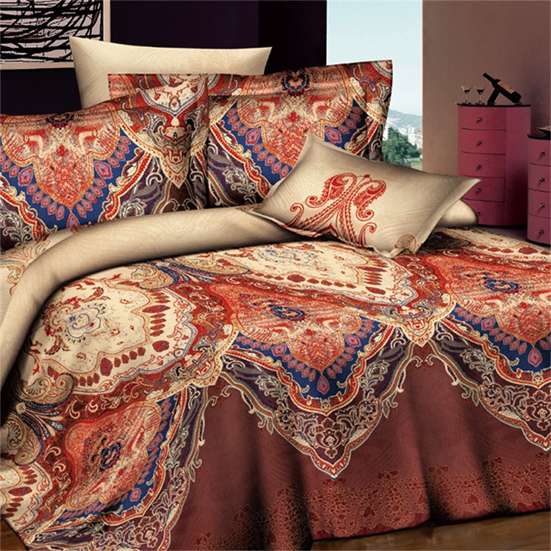 Jacquard Weave Cotton/Polyester Plain Weave Bedding Sets