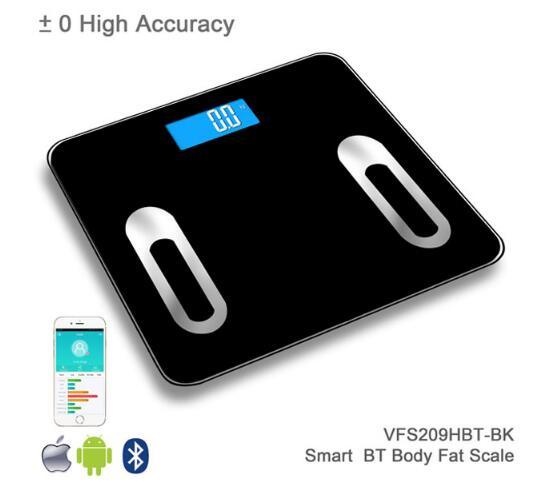 Glass Texture Design Electronic Body Fat Digital Bathroom Weighing Scale