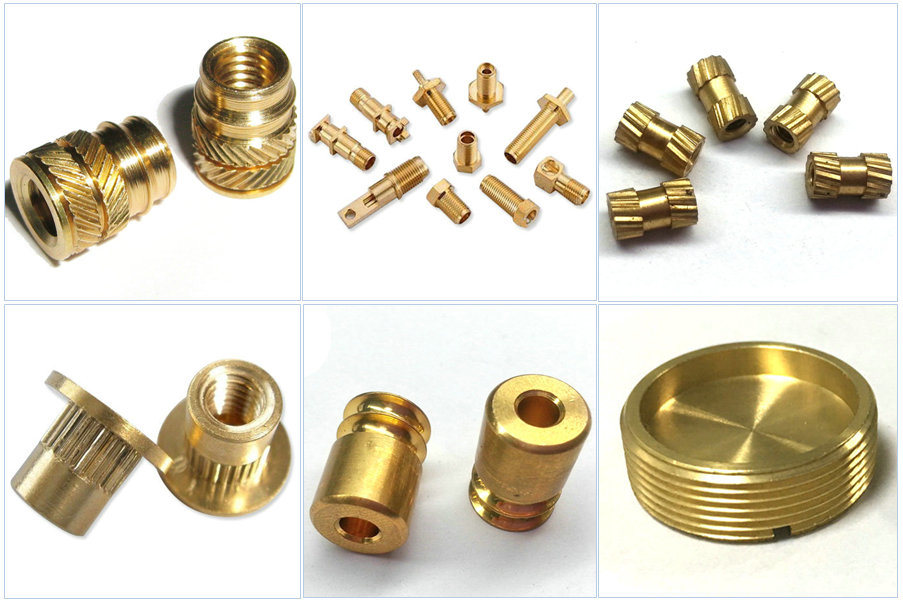 Insert Nut/Stainless Steel Nut/Brass Knurled Round Embedded Inserts Nut with Overlapping Curve