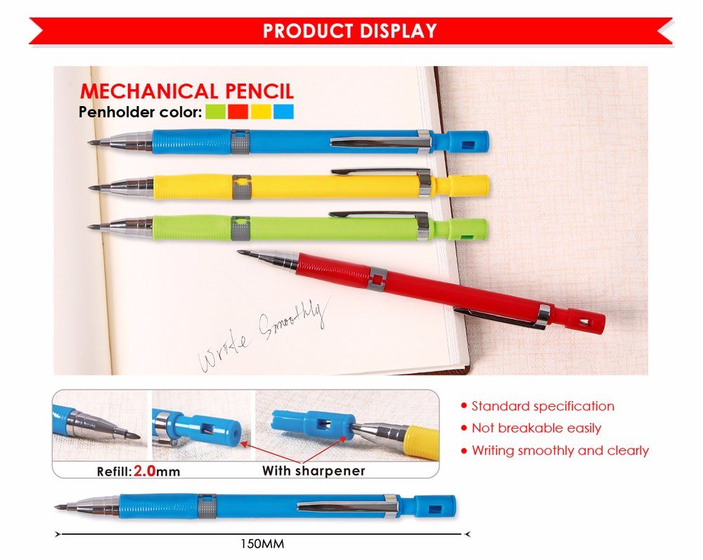 Good Quality 2.0mm Plastic Mechanical Pencil