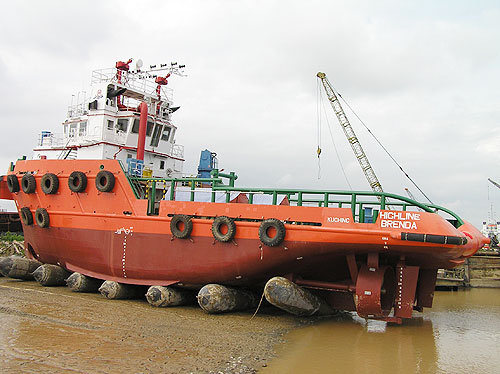 Roller Ship Launching Marine Airbag for Vessels Pull