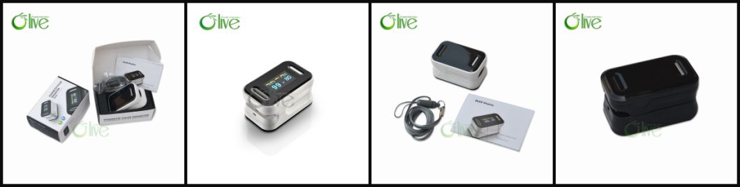 Hot Sale Battery Operated OLED Screen Finger Pulse Oximeter for Health Care