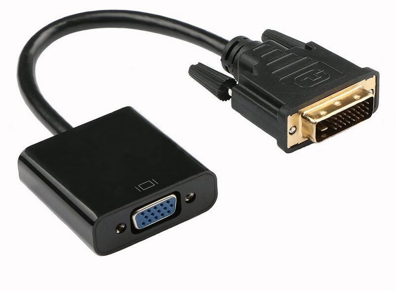 Active DVI -D to VGA Converter Cable 1080P