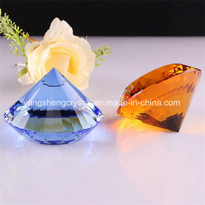 High Quality Multicolor Crystal Diamond Crystal Crafts for Home Wedding Decorative Gifts