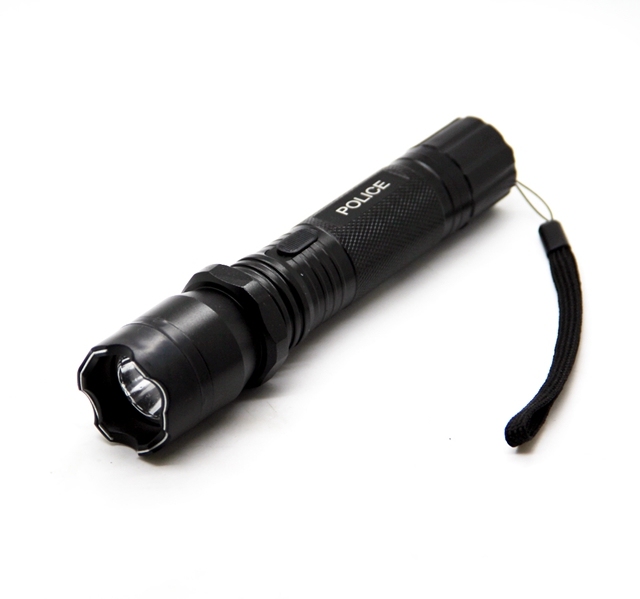 Police Aluminium Alloy Stun Gun with Electric Shock Self-Defense 1101