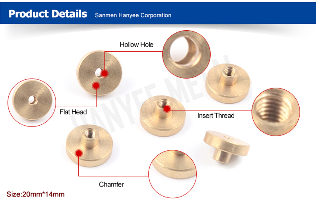 Nonstandard Fastener Brass Pie Head Hollow Nut