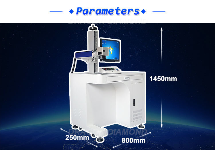 Ce Approved 20W 30W 50W Fiber Laser Marking Machine 100X100mm for Sale
