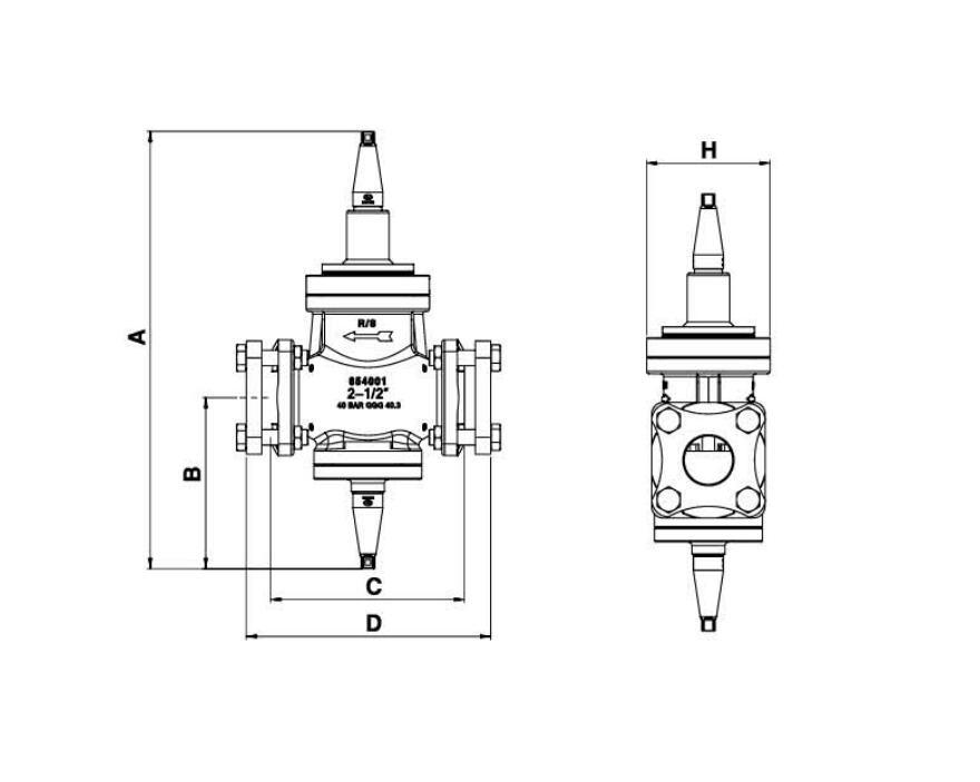 Hydraulic Flow Control Valve Used on Ammonia Units