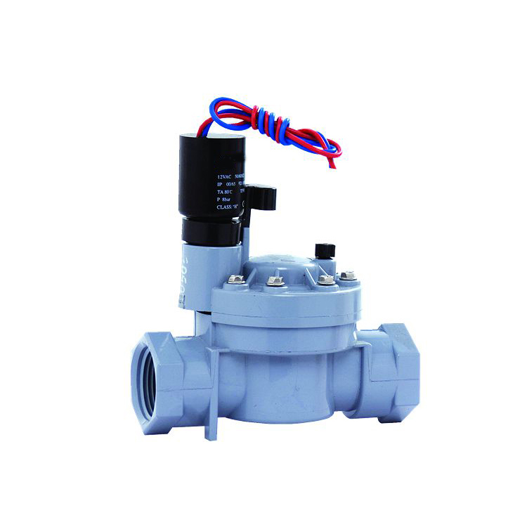 DC24V Plastic PVC Two Way Normally Closed 3/4 1 Inch Irrigation Water Solenoid Valve