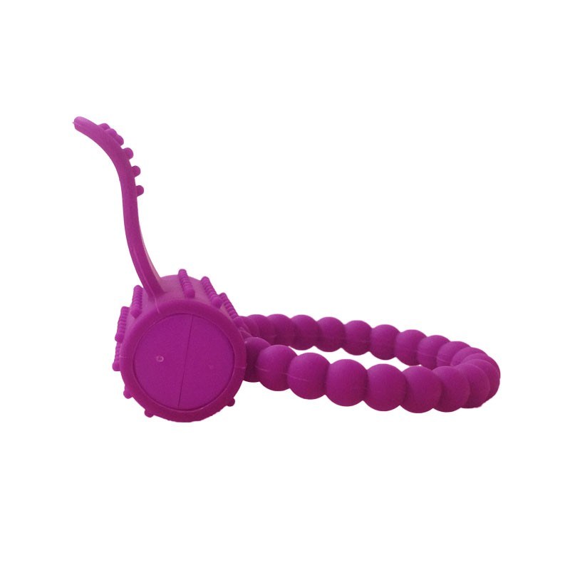 Soft Silicone Super Vibrating Cock Ring Sex Toy for Man