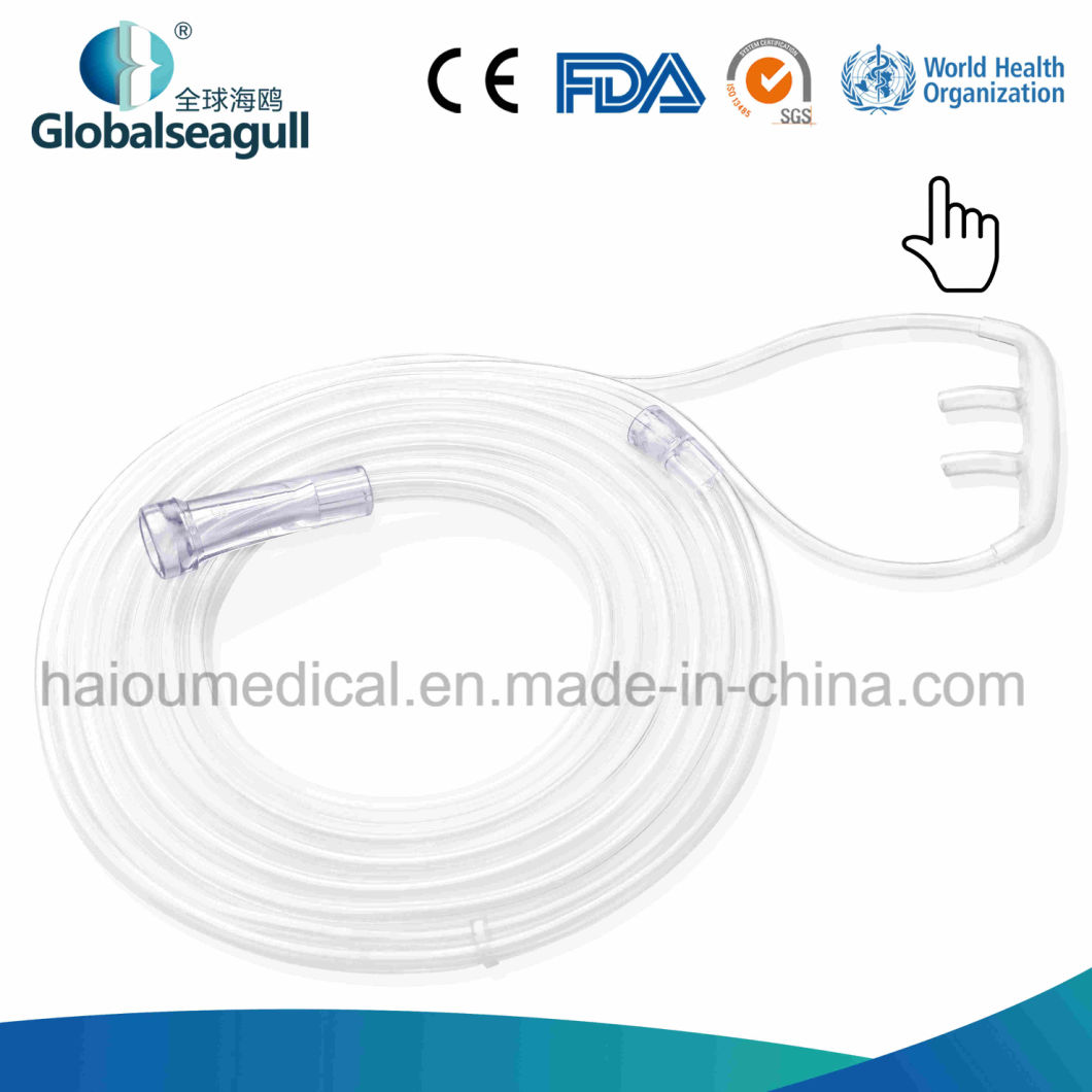 2019 Medical Instrument Ce ISO Wholesale Disposable Nasal Oxygen Cannula for Hospital