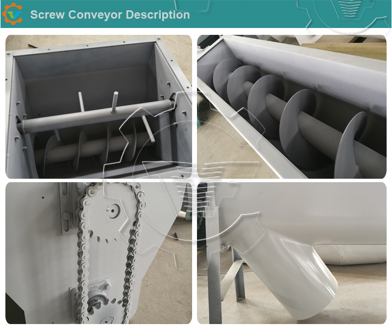 Industrial Mechanical Heavy Duty Screw Auger Conveyor