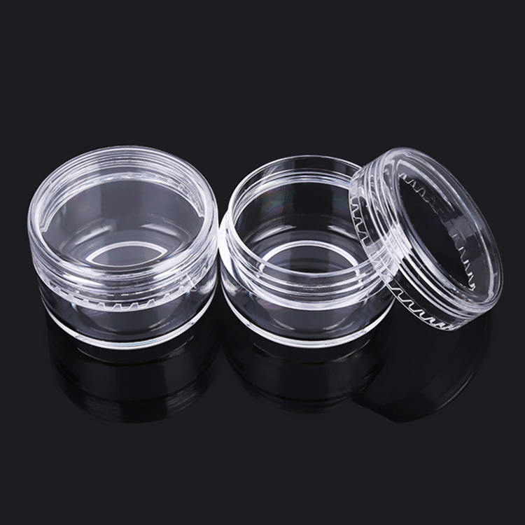 Hot Sale 3G 5g 10g 15g 20g Mini Clear Pet Plastic Cosmetic Jar for Skin Care Cream