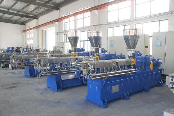 Tse-65 Waste PP PE Plastic Twin Screw Granules PVC Extruder Machine for Pellet