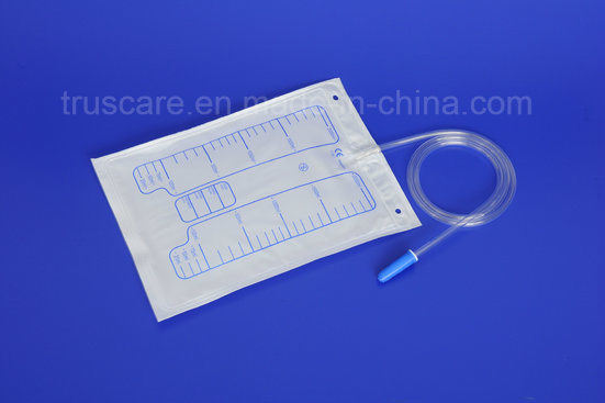 Disposable Medical Urine Drainage Bag with White Film