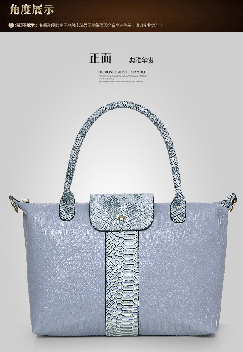 Bw-1939 New Fashion Wholesale Crocodile Women Tote Bag Fashion