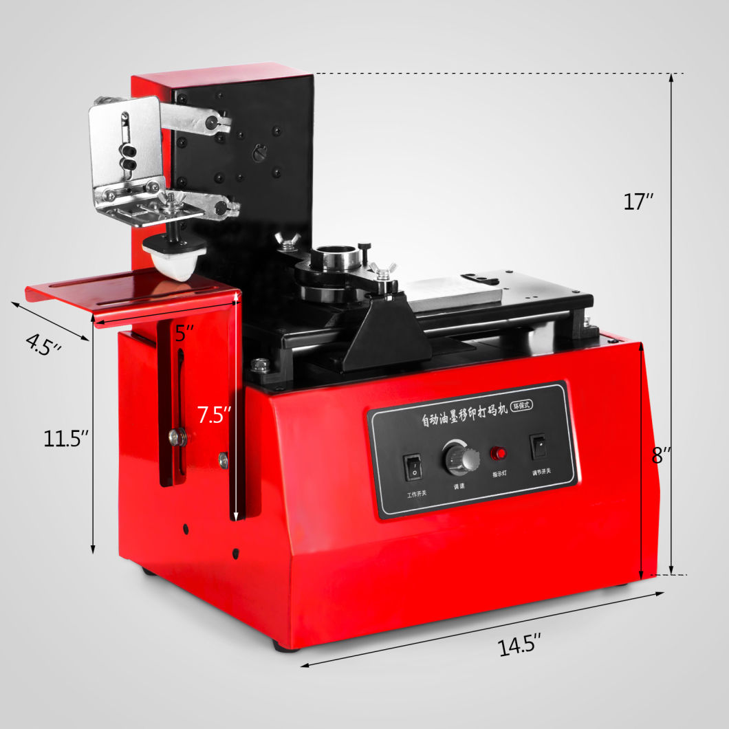 Ym-600b Electric Pad Printing Oil Ink Date Printer