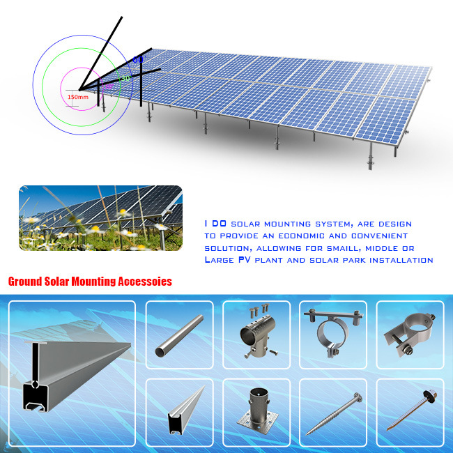 Solar Products Roof Mounting System Aluminum Assembly (MD301-0001)