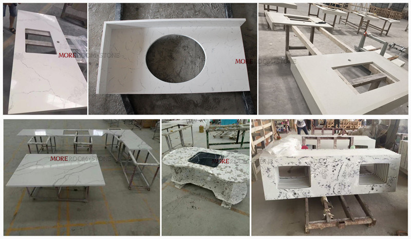 Promotion Price Hot Sale Artificial Faux Marble Quartz Stone Kitchen Countertop