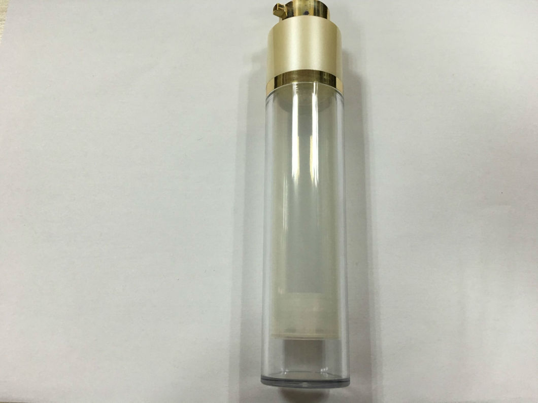 Round Plastic Airless Bottle with 50ml/30ml/15ml