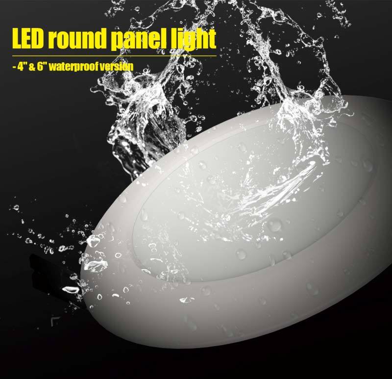 IP64 Round Indoor LED Luminaries LED Thin Panels, Edge-Lit Emitting LED Ceiling Lamp