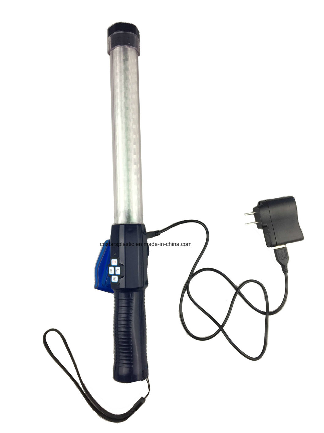 Rechargeble LED Traffic Baton with Alarm