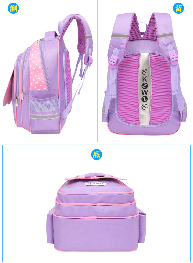 Cute Cartoon Student Backpack Shoulder Bag School Bag
