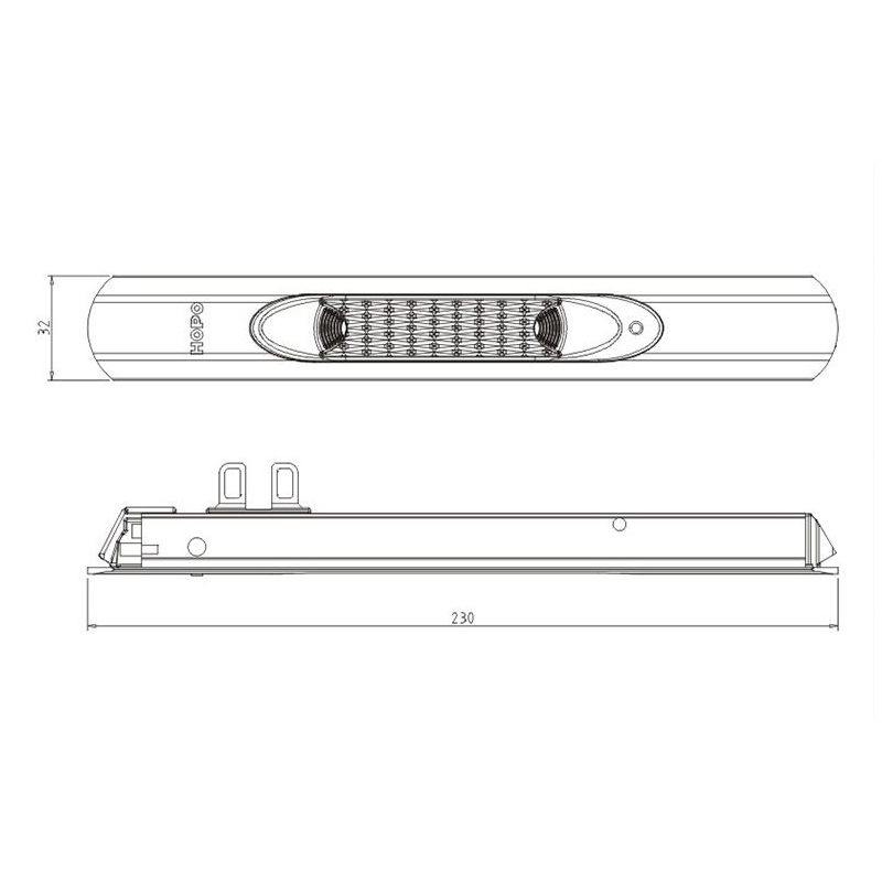 Hotselling Door Hardware Aluminium Alloy Sliding Door Lock