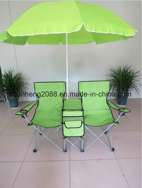 Outdoor Furniture Metal Steel Tube with 600d Polyester Folding Beach Camping Chair