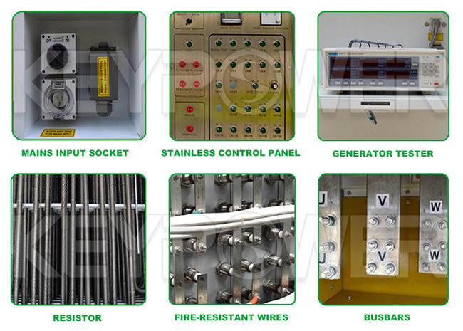 100-2500W Resistive Load Bank, Accurate and Precise Generator Test Equipment