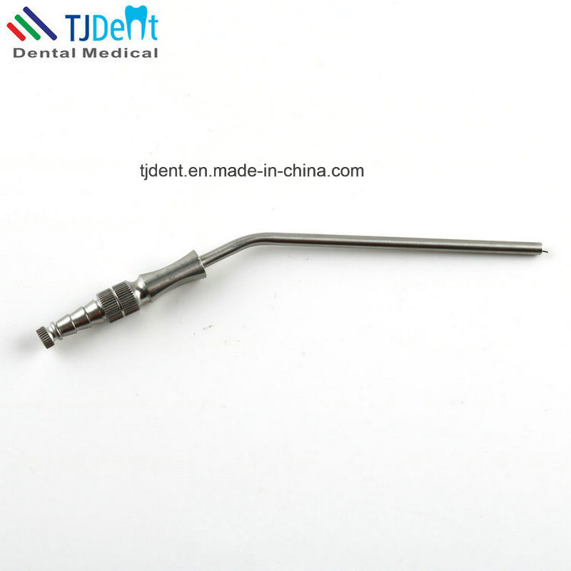 Dental Unit Spare Part Stainless Steel Implant Use Saliva Strong Suction Tube