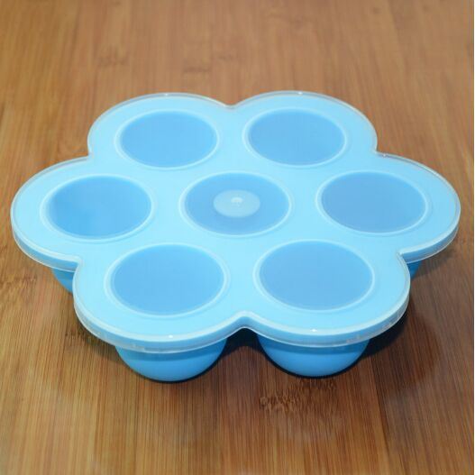 BPA Free Silicone Ice Freeze Tray Baby Food Storage Container, Egg Bite Mold