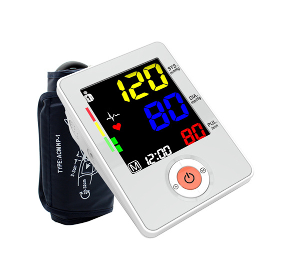 Automatic Digital Upper Arm Blood Pressure Monitor, Portable and Perfect for Home Use