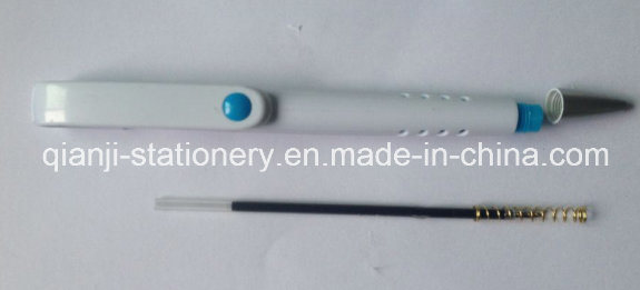 Pretty White Plastic Promotional Pen with Logo (P1001A)