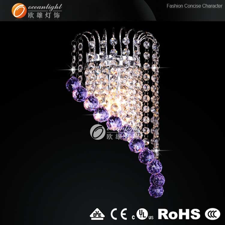 Modern Crystal Wall Lights Bedside Light Euro Design Hanging Lamp (OM88057)