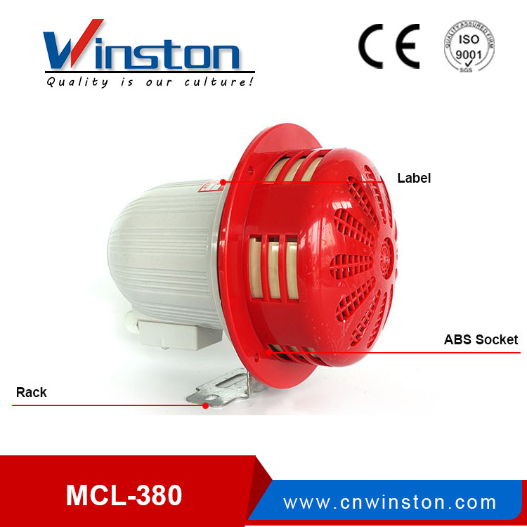 Mcl-380 Electronic Siren DC12V 24V AC110V 220V