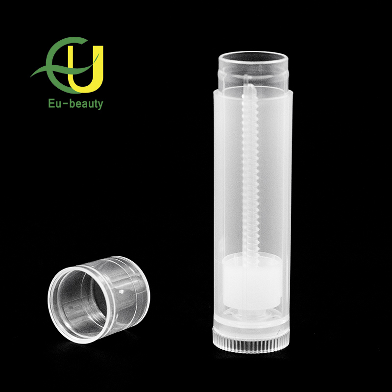 5g Clear Cosmetic Round Lip Balm Tube